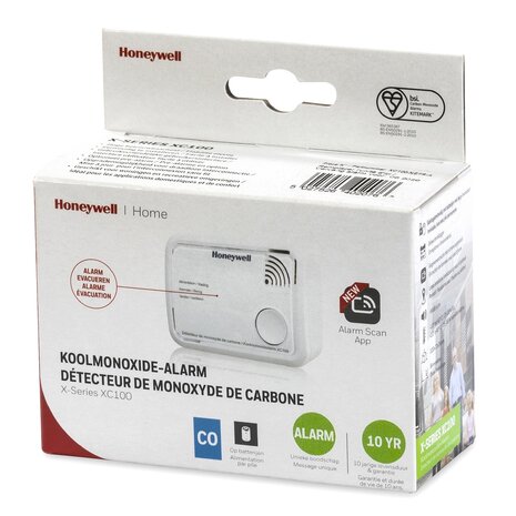 XC100 Honeywell koolmonoxidemelder 