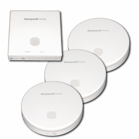 Honeywell rookmelder actieset plus 1 Honeywell koolmonoxidemelder