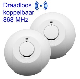 Fito rookmelder FIT-230RFL draadloos koppelbaar 