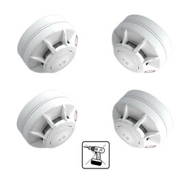 Rookmelderset  van 4 stuks ASD-10Q 