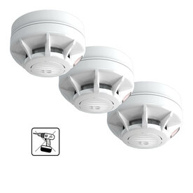 Rookmelderset  van 3 stuks ASD-10Q 