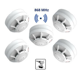 Rookmelderset  van 5 stuks ASD-10QR