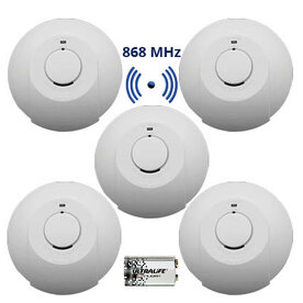 Actieset van 5 Fito rookmelders FIT-230RFL