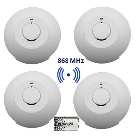 Actieset van 4 Fito rookmelders FIT-230RFL